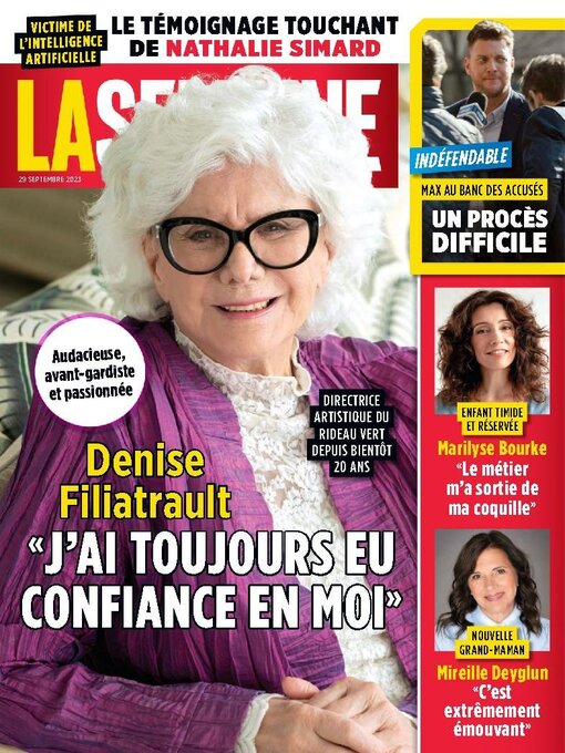 Title details for La Semaine by TVA Publications Inc. - Available